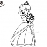 Super Mario Odyssey Coloring Pages Princess Peach