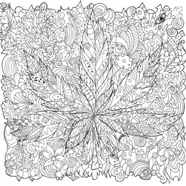25 best ideas for coloring | Weed Coloring Pages