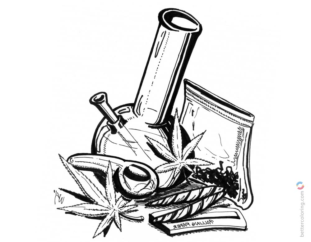 Printable Weed Coloring Pages Printable World Holiday