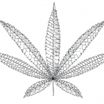 Weed Leaf Coloring Pages Cannabis Leaf Tattoos