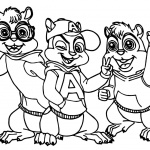 Alvin and The Chipmunks Coloring Pages Alvin Simon And Theodore