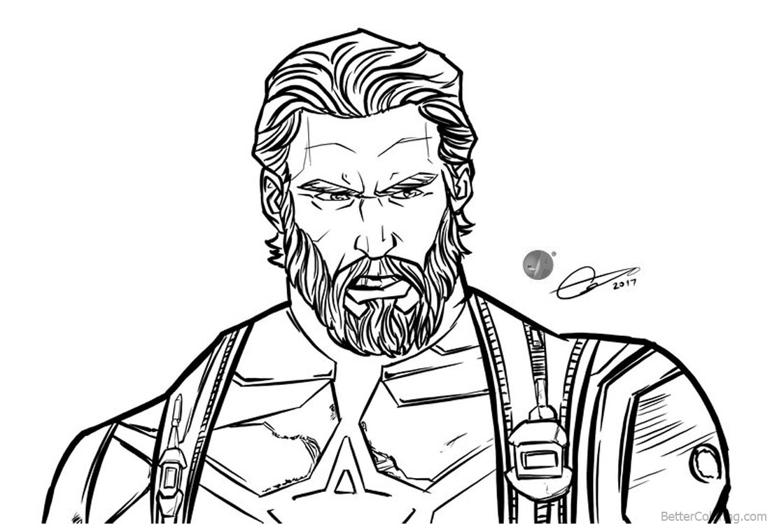 Avengers Infinity War Coloring Pages By ArtAlen333 Free Printable 