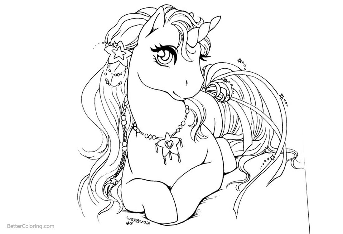 Awesome Female Unicorn Coloring Pages Queen - Free Printable Coloring Pages