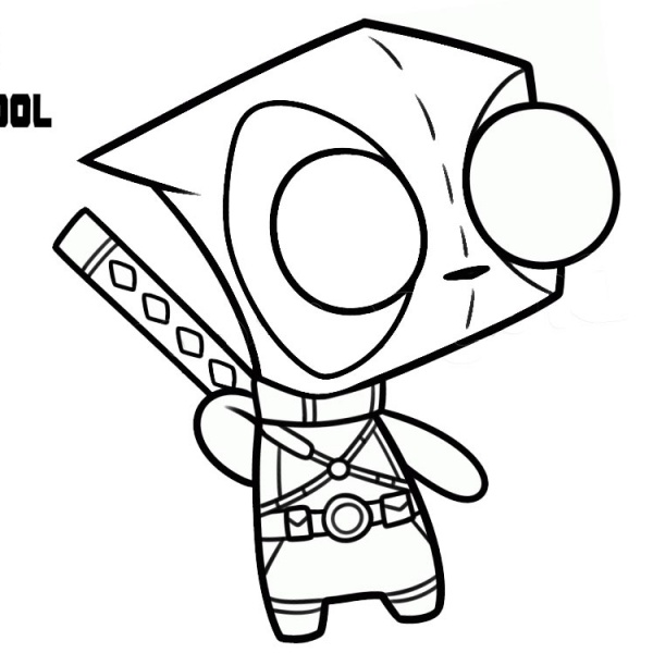 Pikachu and deadpool coloring pages - leryceleb