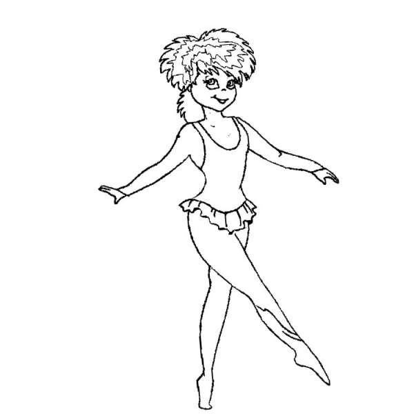 Ballet Coloring Pages Shoes - Free Printable Coloring Pages