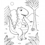 Baylee Jae Coloring Pages Dinosaur