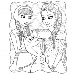 Baylee Jae Coloring Pages Elsa and Anna