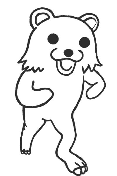 Bears Coloring Pages Black and White
