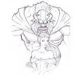 Beauty and The Beast Coloring Pages Hand Drawing