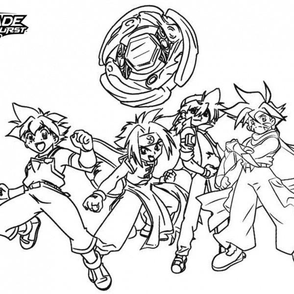 Download Beyblade Burst Coloring Pages - Free Printable Coloring Pages
