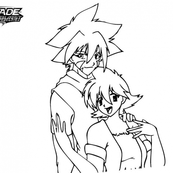 Beyblade Burst Coloring Pages Black and White - Free Printable Coloring ...