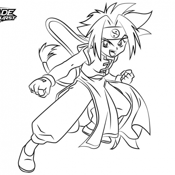 Beyblade Burst Coloring Pages - Free Printable Coloring Pages