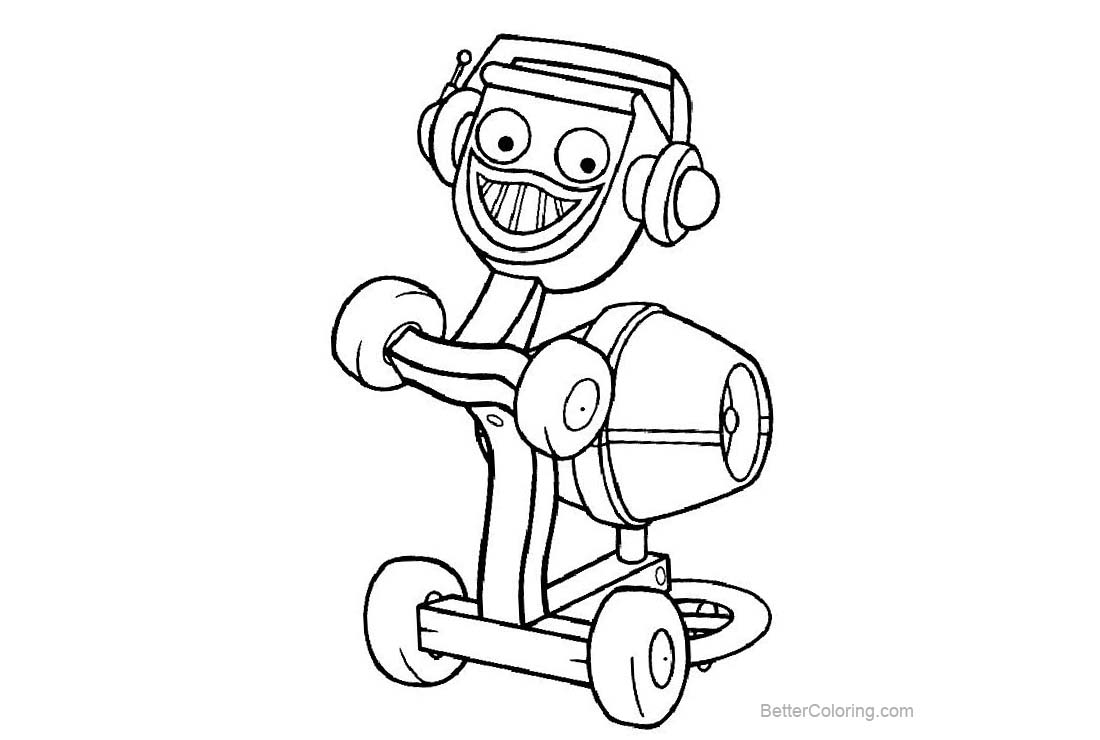 Free Bob The Builder Coloring Pages Fanart printable