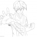 Todoroki Pages Coloring Pages