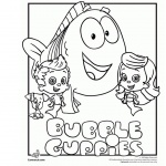 Bubble Guppies Coloring Pages