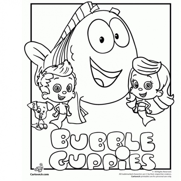 Bubble Guppies Coloring Pages Deema - Free Printable Coloring Pages