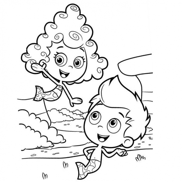 Bubble Guppies Oona Coloring Pages - Free Printable Coloring Pages