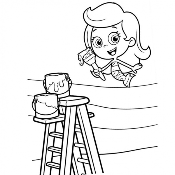Bubble Guppies Coloring Pages Deema - Free Printable Coloring Pages