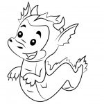 Bubble Guppies Coloring Pages The Dragon Puppy