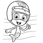 Bubble Guppies Goby Coloring Pages