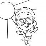 Bubble Guppies Goby Coloring Pages Lineart