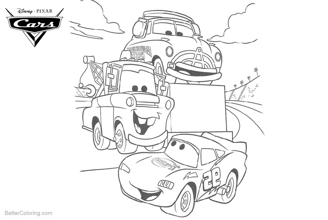 80 Free Coloring Pages Cars Pixar Pictures