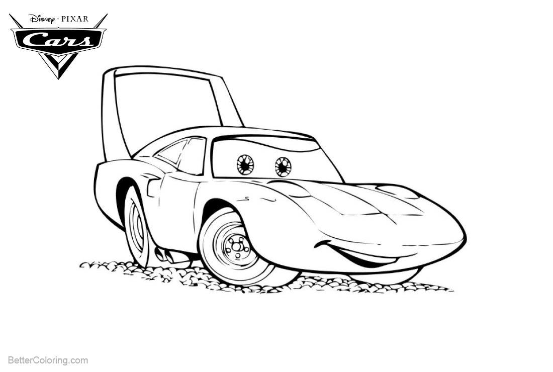 Cars Pixar Coloring Pages Wingo - Free Printable Coloring Pages