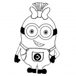 Character from Minion Coloring Pages