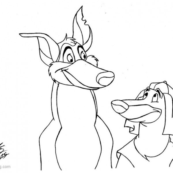 Itchy And Scratchy Coloring Pages Sketch Coloring Page