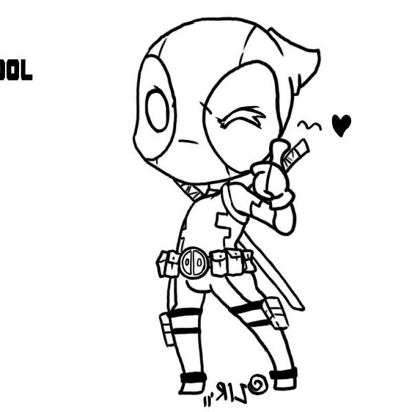 Deadpool Coloring Pages - Free Printable Coloring Pages