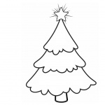 Christmas Tree Coloring Pages