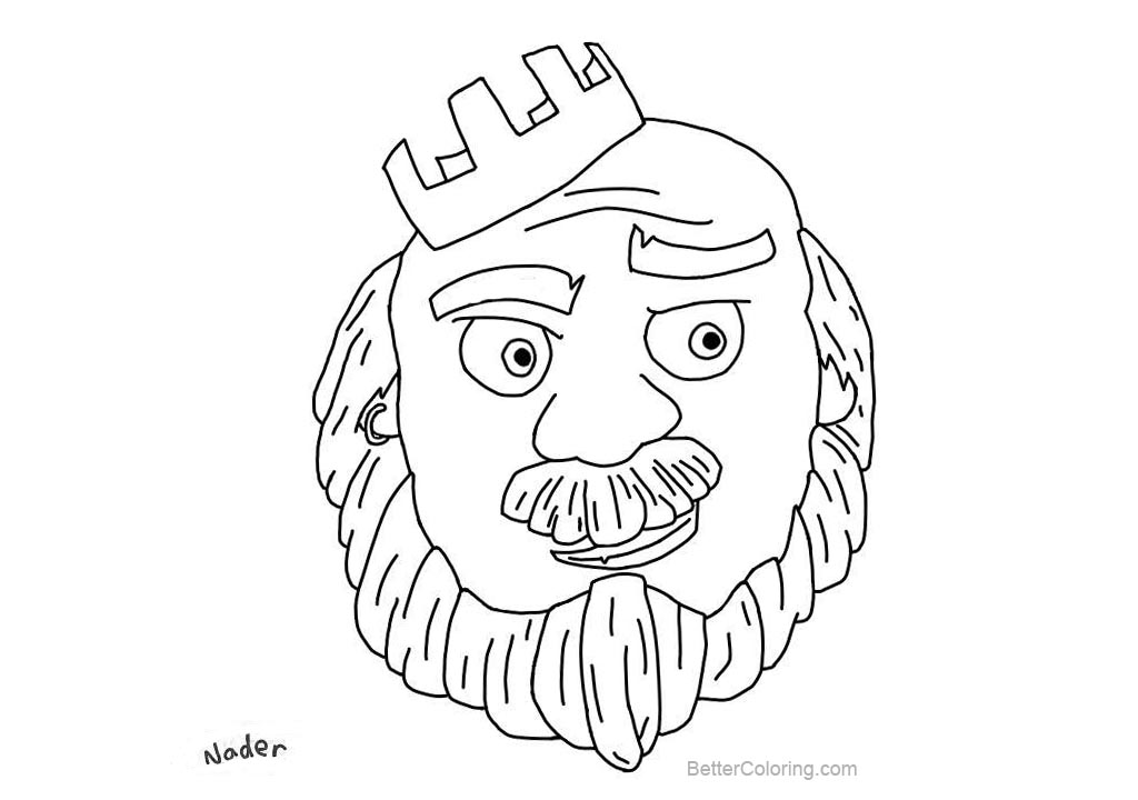 Free Clash Royale Coloring Pages Hand Drawing printable