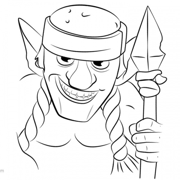 Clash Royale Coloring Pages - Free Printable Coloring Pages
