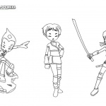 Code Lyoko Coloring Pages Characters