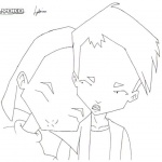 Code Lyoko Coloring Pages Yumi and Ulrich