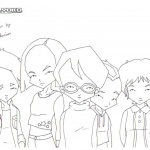 Code Lyoko Coloring Pages Gang Season 4