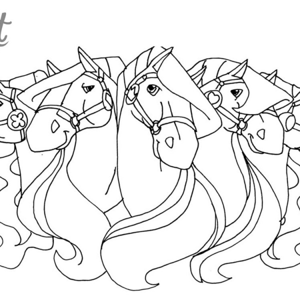 Spirit Riding Free Coloring Pages Characters Girls - Free Printable