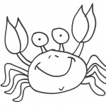 Crab Coloring Pages