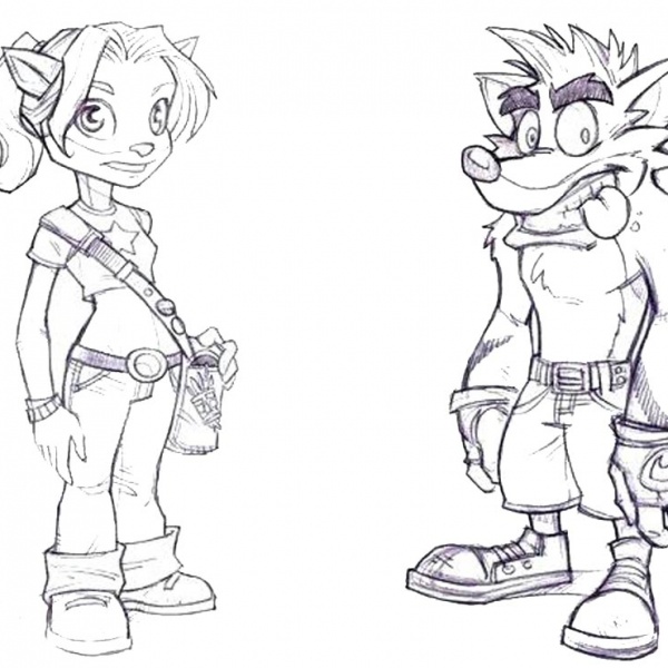 Crash Bandicoot Coloring Pages - Free Printable Coloring Pages