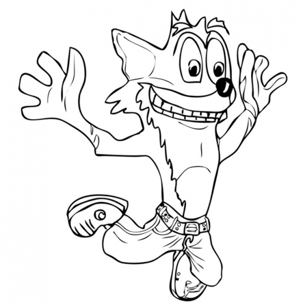 Crash Bandicoot 3 Coloring Pages Coco and Pura - Free Printable ...