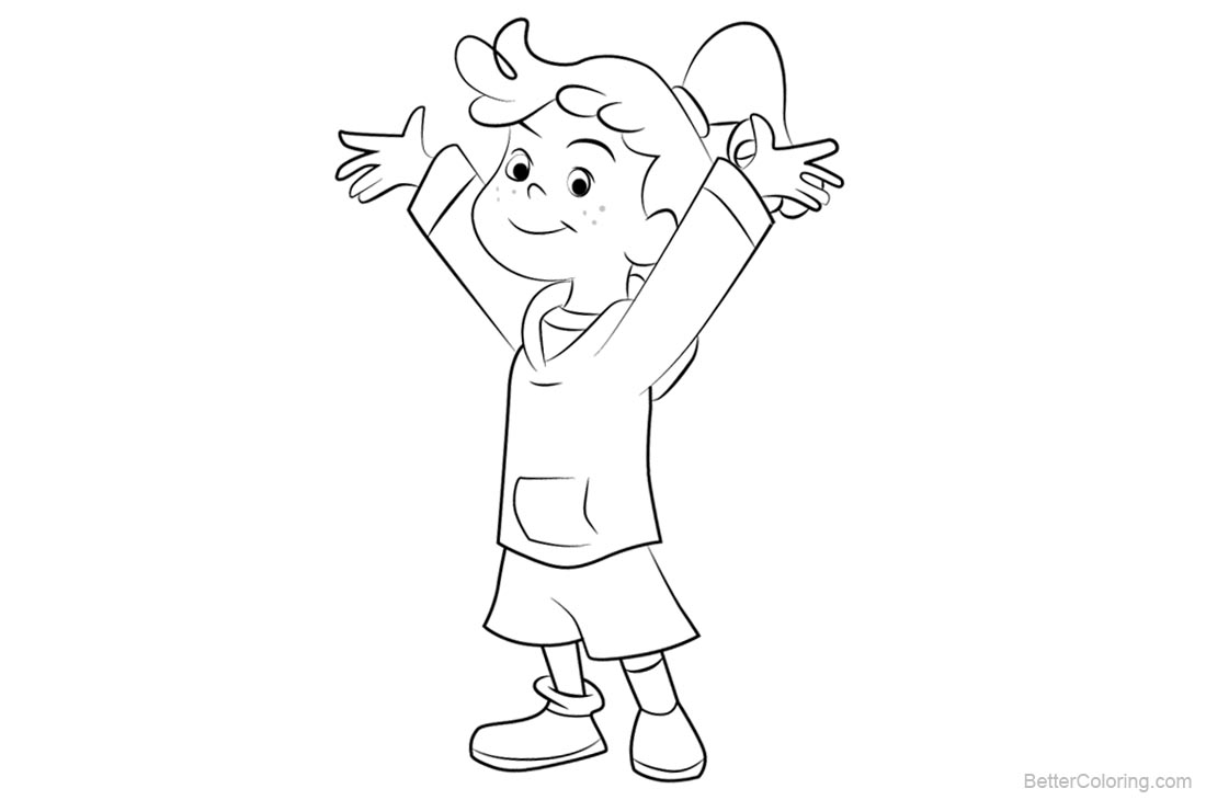 Curious George Coloring Pages Allie printable for free