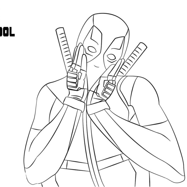 Baby Deadpool Coloring Pages Sadly - Free Printable Coloring Pages