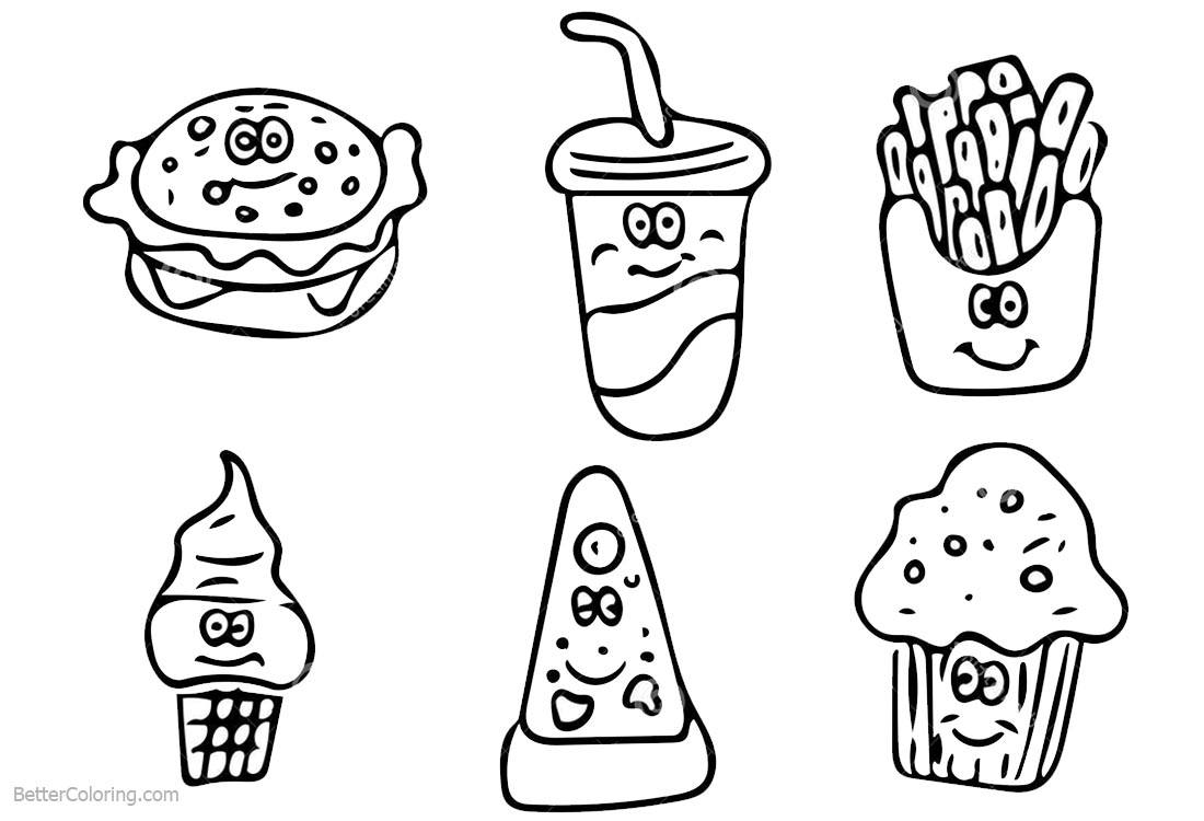 Free Printable Kids Food Coloring Pages Coloring Pages