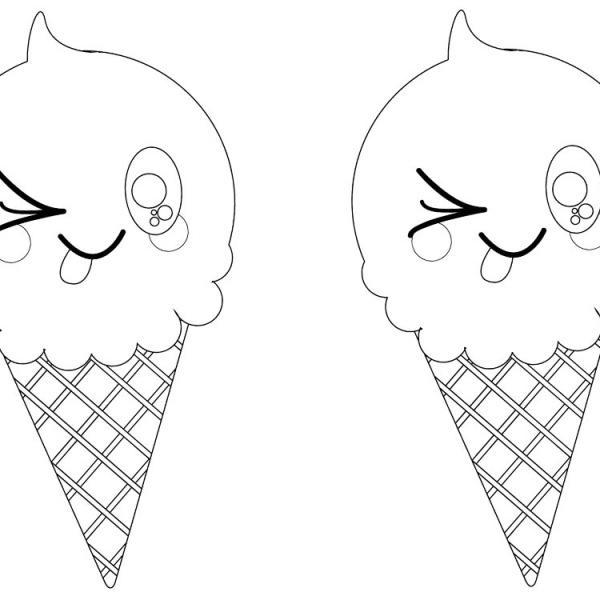 Cute Food Coloring Pages Sushi - Free Printable Coloring Pages