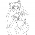 Cute Sailor Moon Coloring Pages