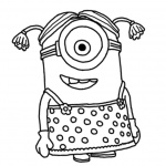 Despicable Me Minion Coloring Pages Character