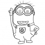 Despicable Me Minion Coloring Pages Lineart