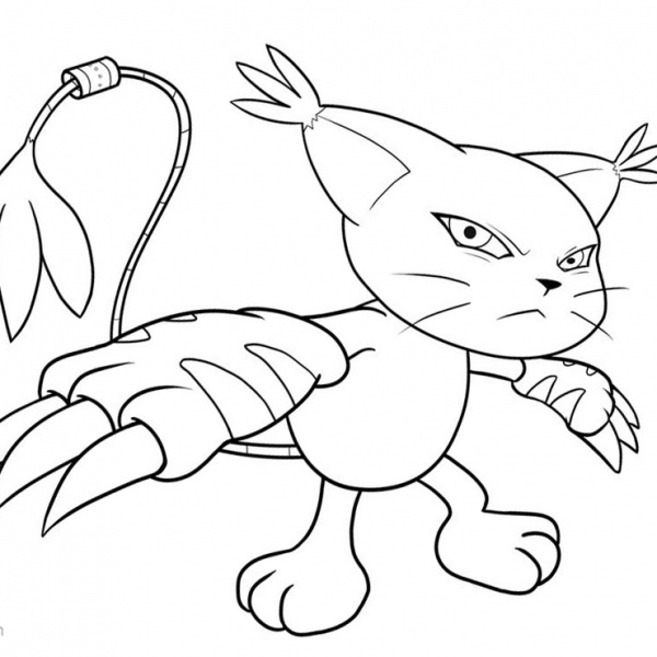 Digimon Coloring Pages Gabumon Fanart by inukawaiilover - Free