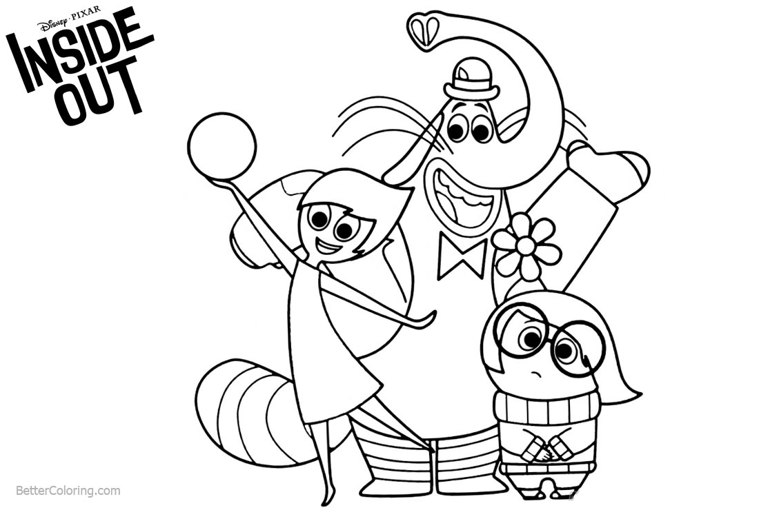 Download Disney Pixar Inside Out Coloring Pages - Free Printable ...