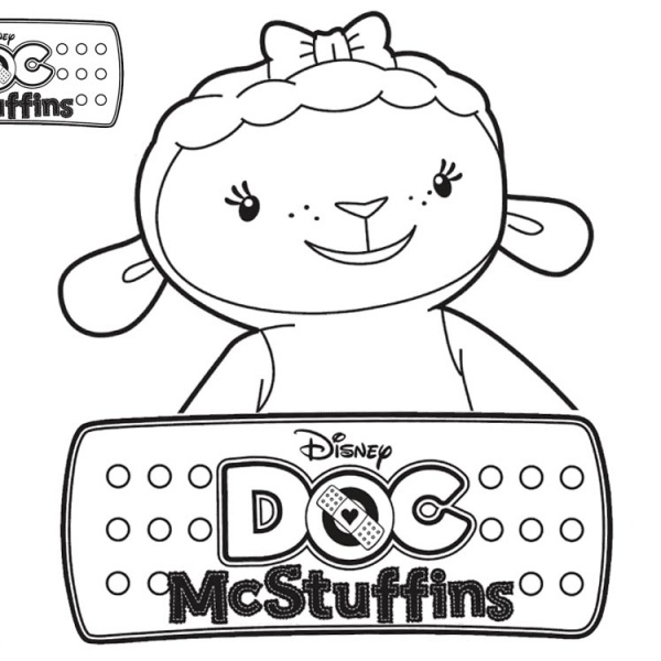 Hippo Hallie from Doc McStuffins Coloring Pages - Free Printable